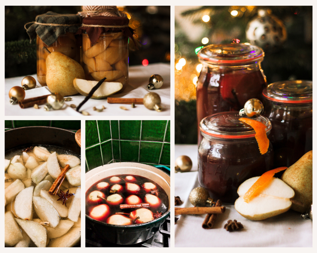 Kerst, stoofperen en de kunst van het wecken